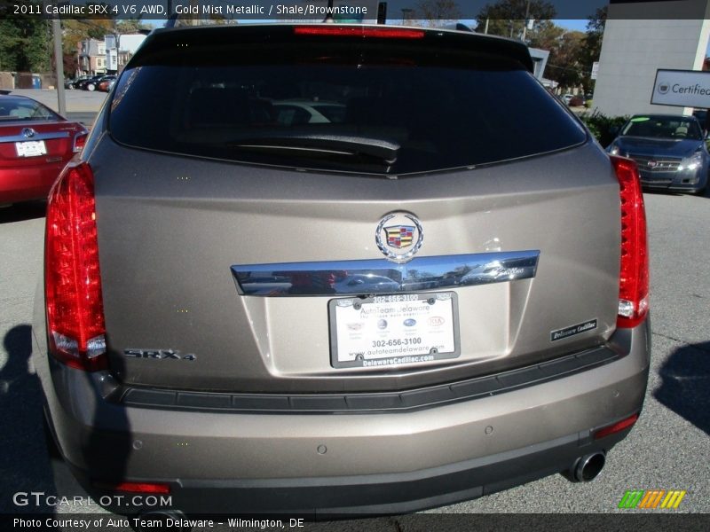 Gold Mist Metallic / Shale/Brownstone 2011 Cadillac SRX 4 V6 AWD