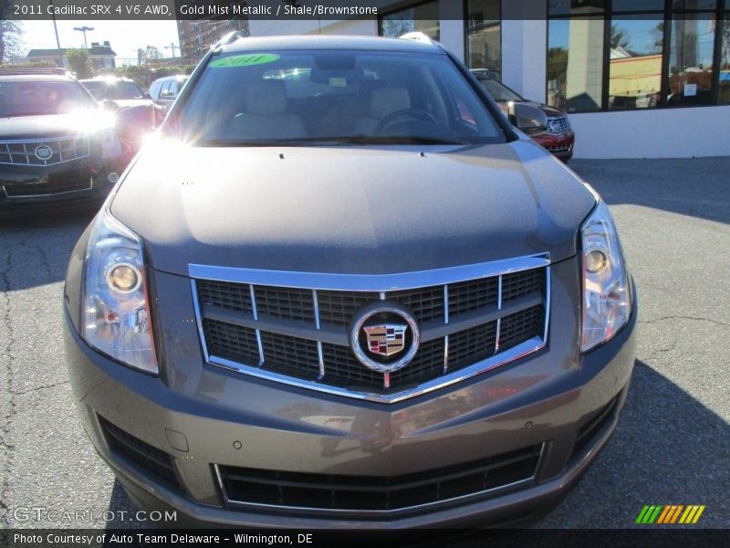Gold Mist Metallic / Shale/Brownstone 2011 Cadillac SRX 4 V6 AWD