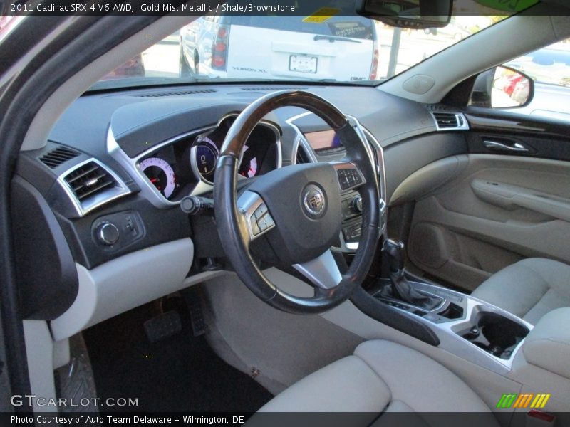 Gold Mist Metallic / Shale/Brownstone 2011 Cadillac SRX 4 V6 AWD