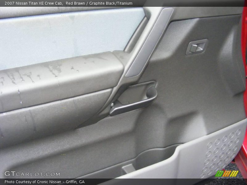 Red Brawn / Graphite Black/Titanium 2007 Nissan Titan XE Crew Cab
