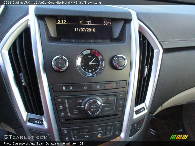 Gold Mist Metallic / Shale/Brownstone 2011 Cadillac SRX 4 V6 AWD
