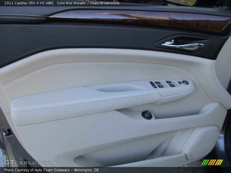 Gold Mist Metallic / Shale/Brownstone 2011 Cadillac SRX 4 V6 AWD