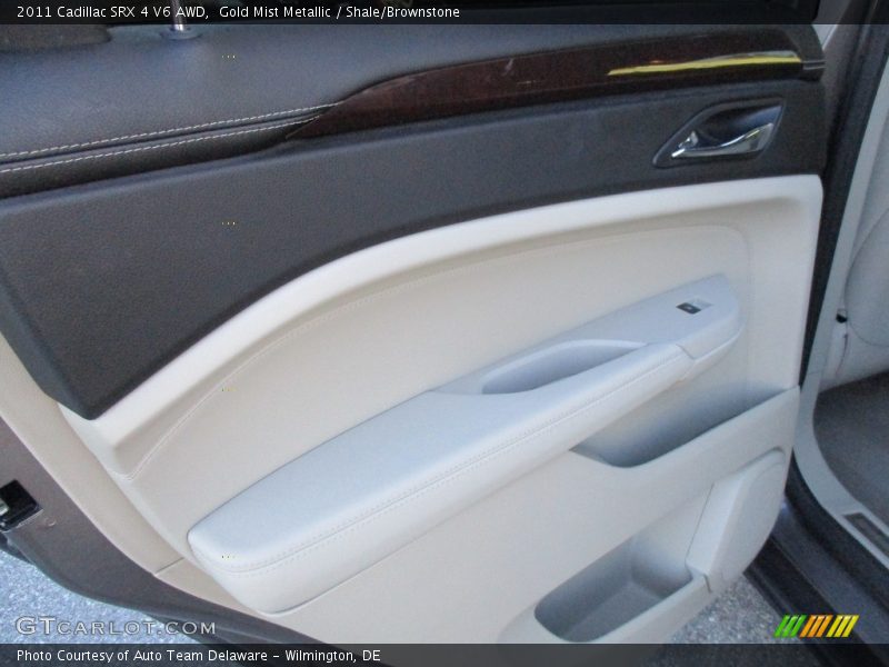 Gold Mist Metallic / Shale/Brownstone 2011 Cadillac SRX 4 V6 AWD