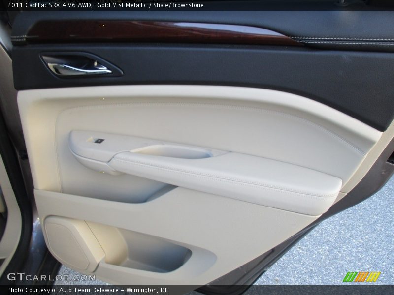 Gold Mist Metallic / Shale/Brownstone 2011 Cadillac SRX 4 V6 AWD