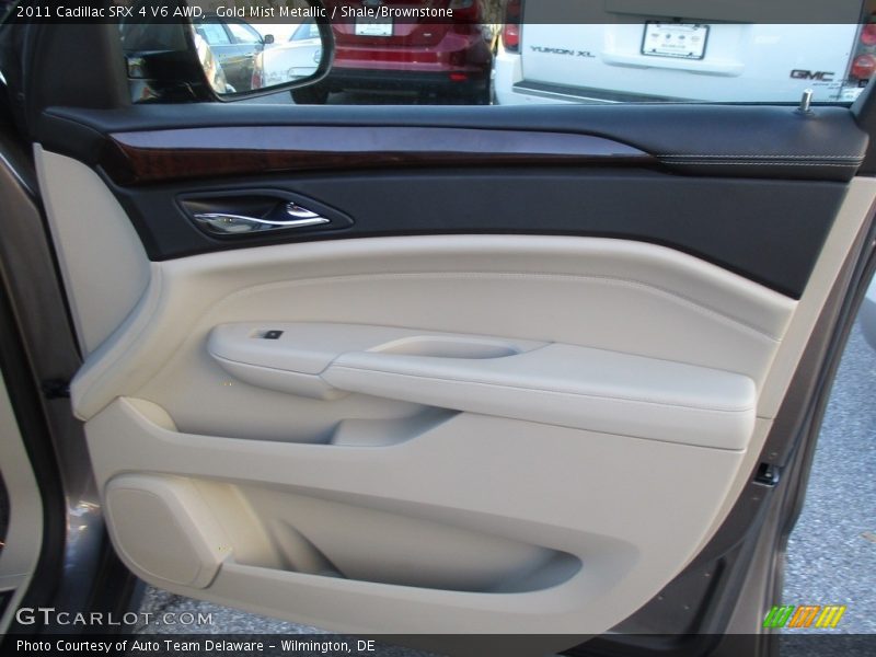 Gold Mist Metallic / Shale/Brownstone 2011 Cadillac SRX 4 V6 AWD