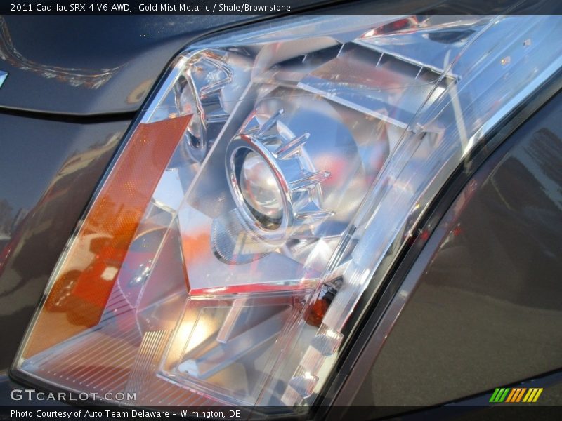 Gold Mist Metallic / Shale/Brownstone 2011 Cadillac SRX 4 V6 AWD