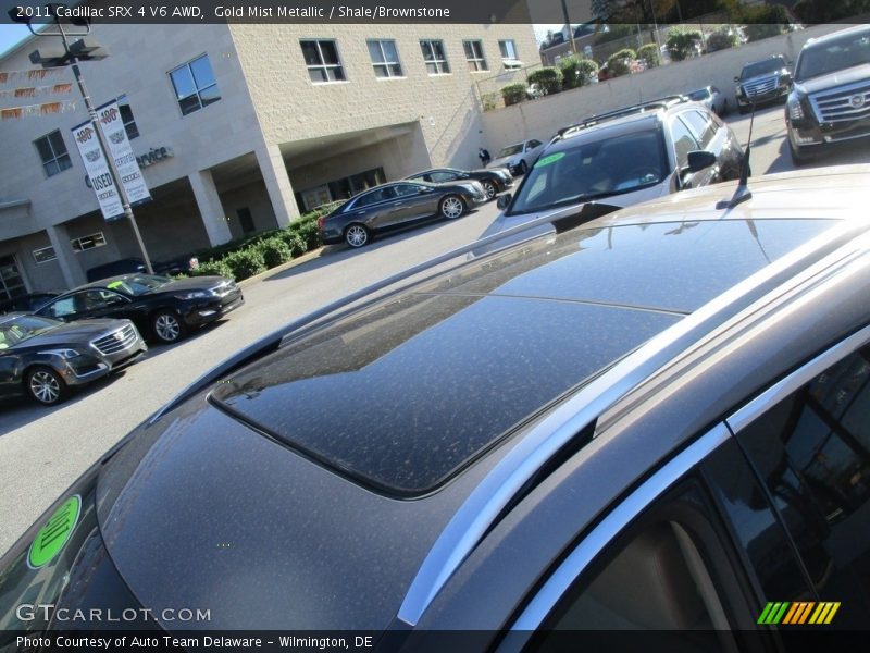 Gold Mist Metallic / Shale/Brownstone 2011 Cadillac SRX 4 V6 AWD
