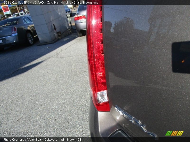 Gold Mist Metallic / Shale/Brownstone 2011 Cadillac SRX 4 V6 AWD