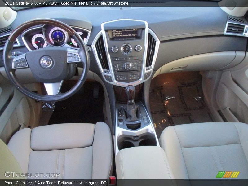 Gold Mist Metallic / Shale/Brownstone 2011 Cadillac SRX 4 V6 AWD