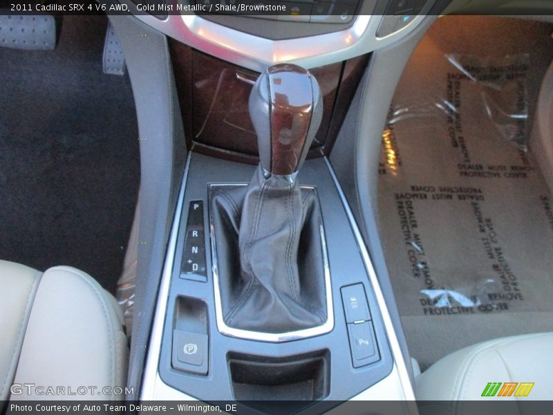 Gold Mist Metallic / Shale/Brownstone 2011 Cadillac SRX 4 V6 AWD