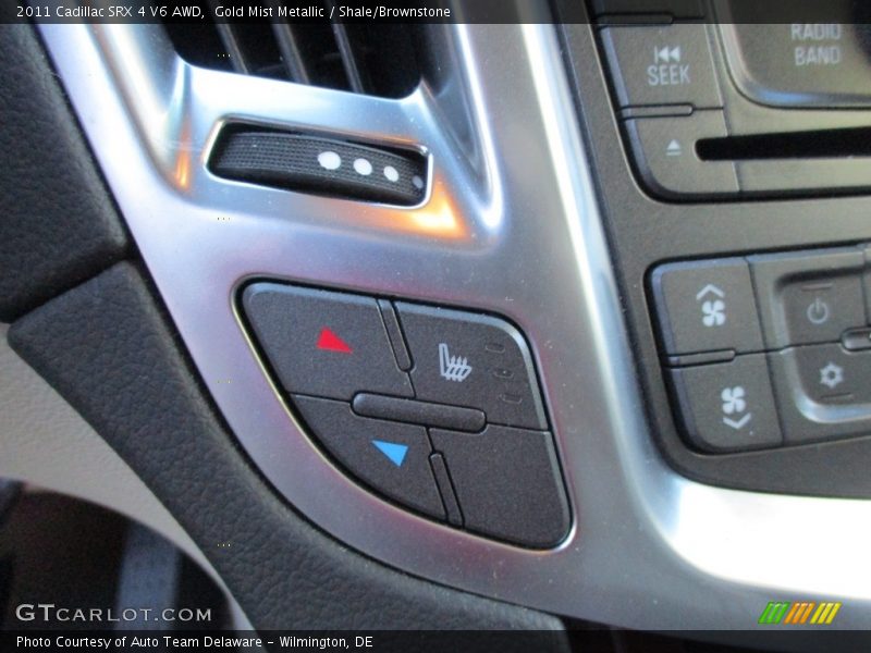 Gold Mist Metallic / Shale/Brownstone 2011 Cadillac SRX 4 V6 AWD