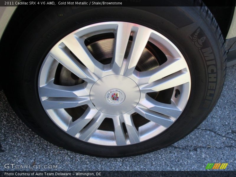 Gold Mist Metallic / Shale/Brownstone 2011 Cadillac SRX 4 V6 AWD