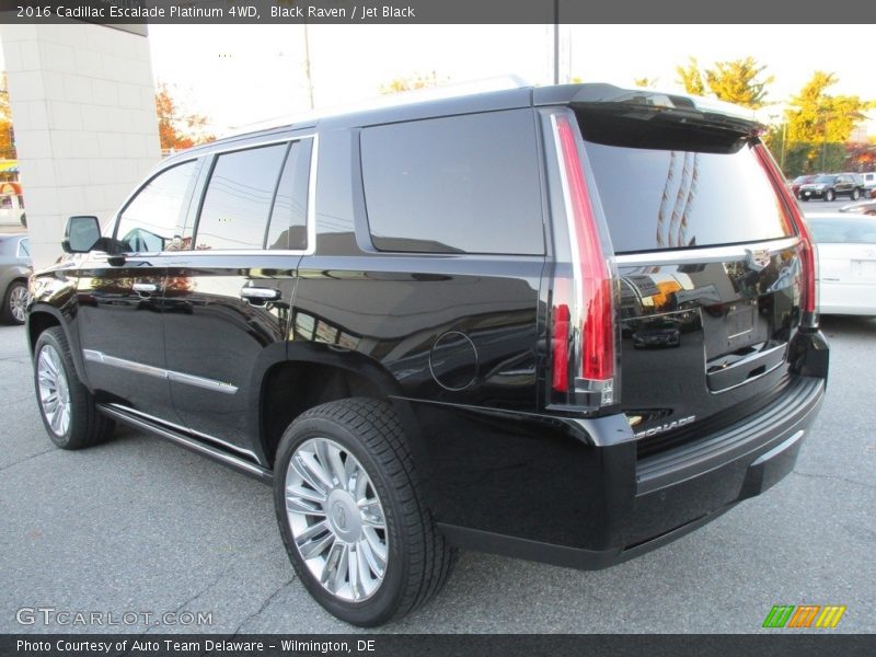 Black Raven / Jet Black 2016 Cadillac Escalade Platinum 4WD