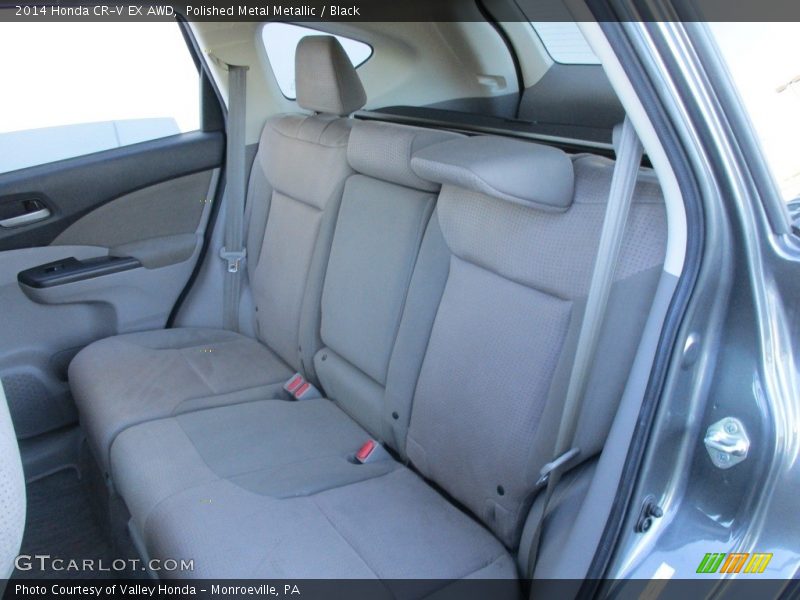 Polished Metal Metallic / Black 2014 Honda CR-V EX AWD