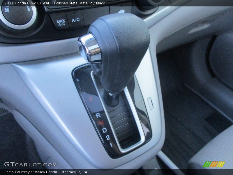 Polished Metal Metallic / Black 2014 Honda CR-V EX AWD