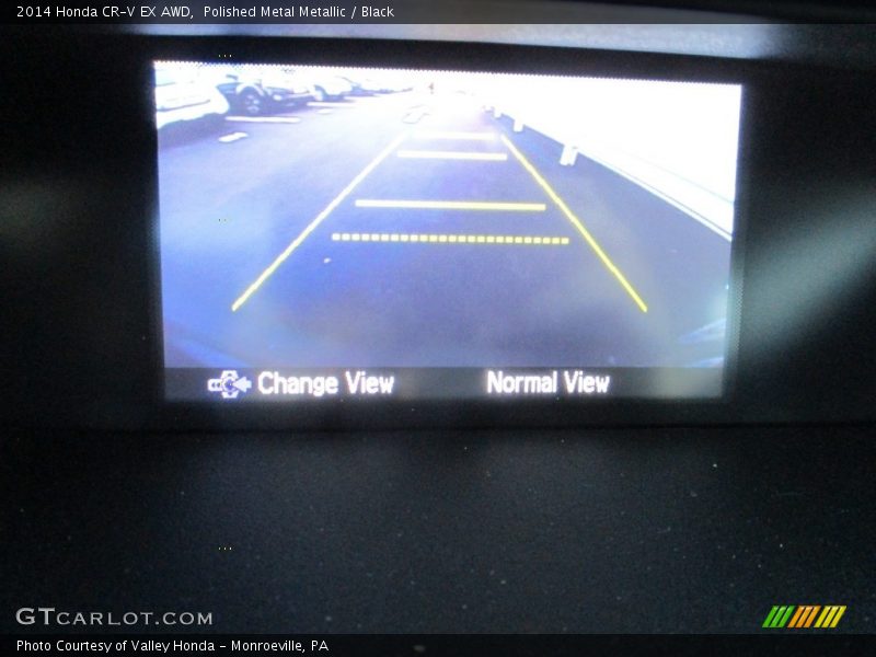 Polished Metal Metallic / Black 2014 Honda CR-V EX AWD