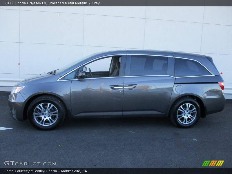 Polished Metal Metallic / Gray 2013 Honda Odyssey EX