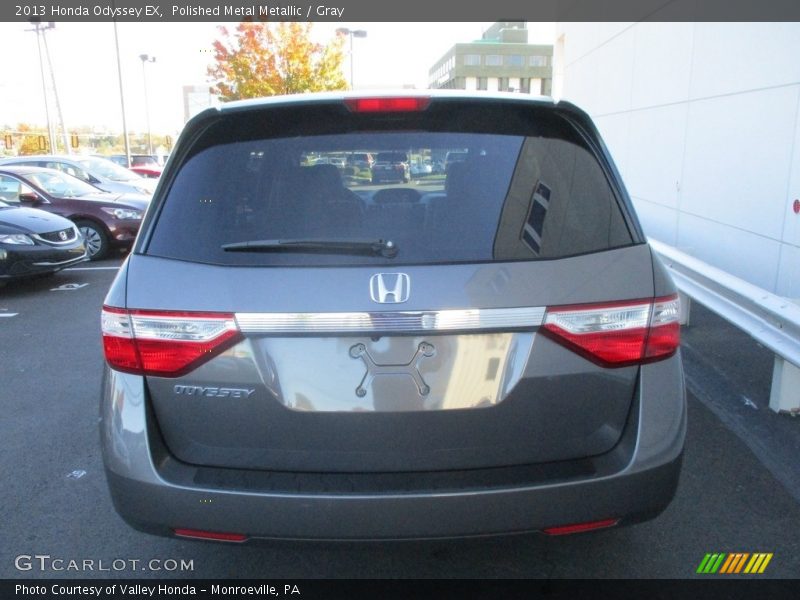 Polished Metal Metallic / Gray 2013 Honda Odyssey EX