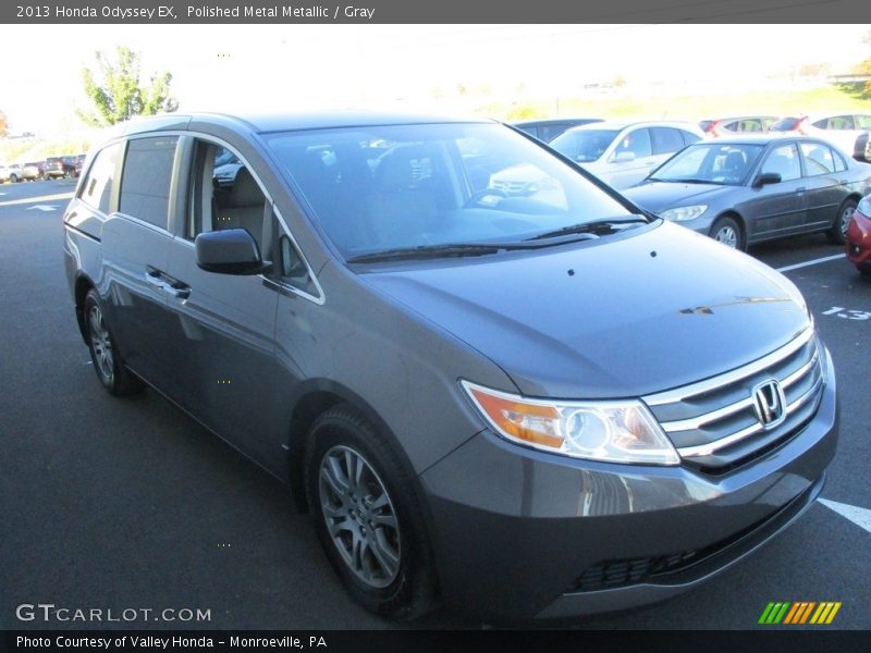 Polished Metal Metallic / Gray 2013 Honda Odyssey EX