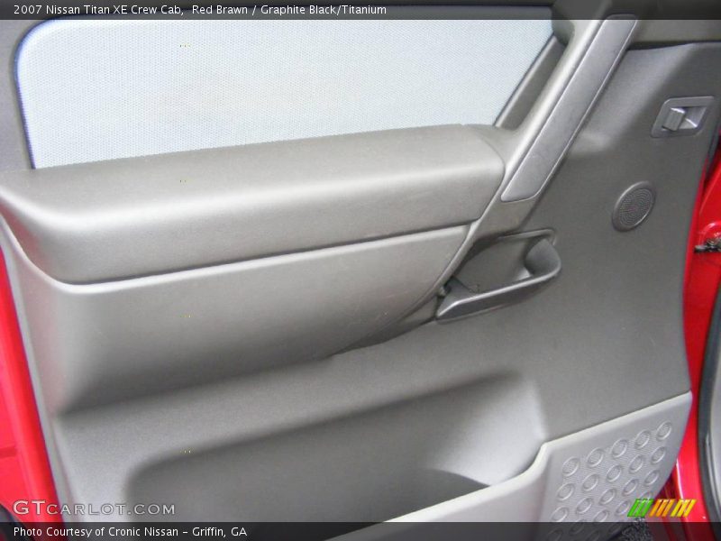 Red Brawn / Graphite Black/Titanium 2007 Nissan Titan XE Crew Cab