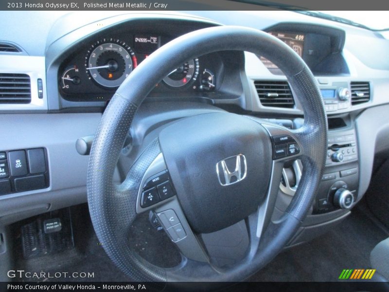 Polished Metal Metallic / Gray 2013 Honda Odyssey EX