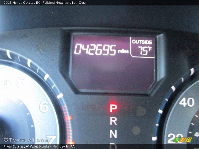 Polished Metal Metallic / Gray 2013 Honda Odyssey EX