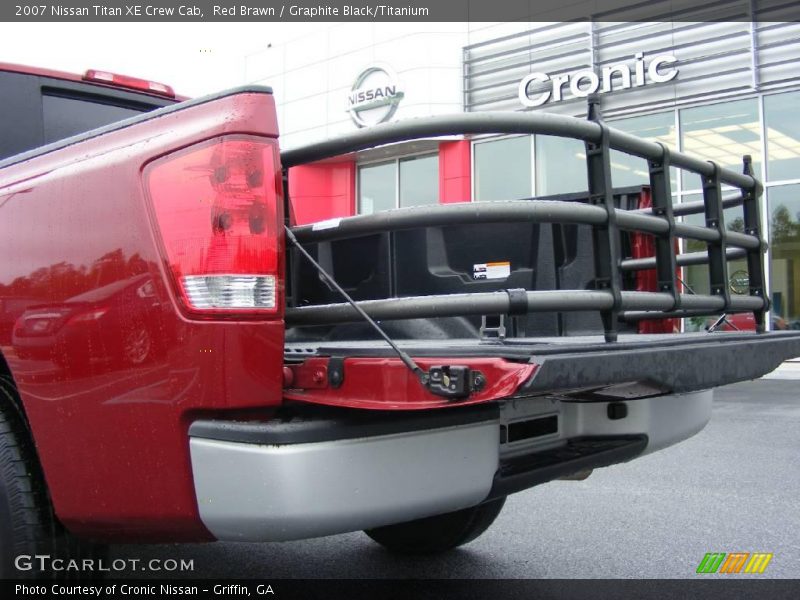 Red Brawn / Graphite Black/Titanium 2007 Nissan Titan XE Crew Cab