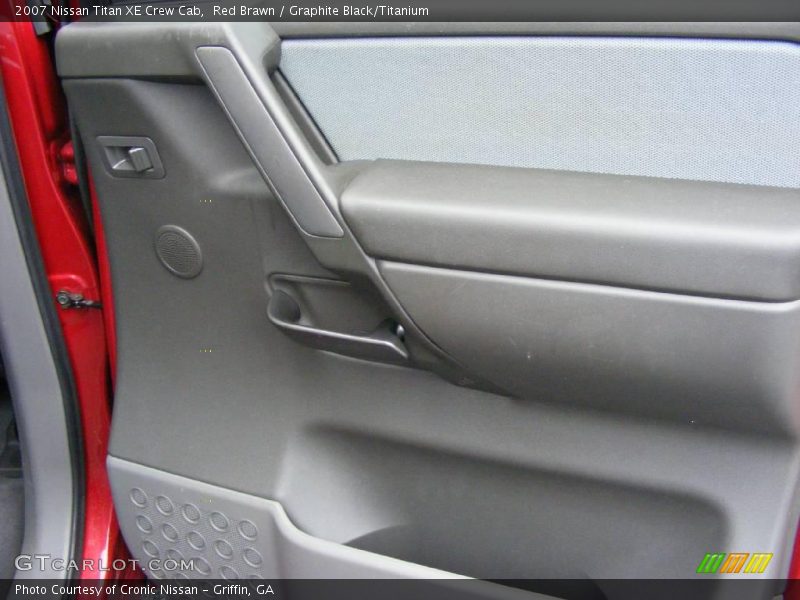 Red Brawn / Graphite Black/Titanium 2007 Nissan Titan XE Crew Cab