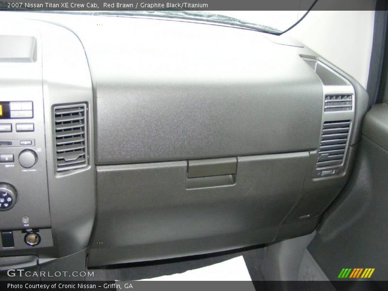 Red Brawn / Graphite Black/Titanium 2007 Nissan Titan XE Crew Cab