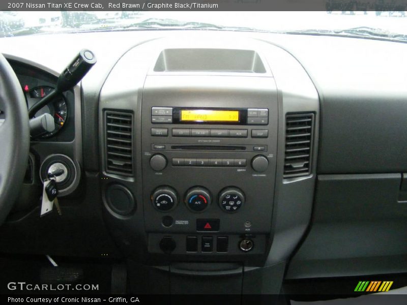 Red Brawn / Graphite Black/Titanium 2007 Nissan Titan XE Crew Cab