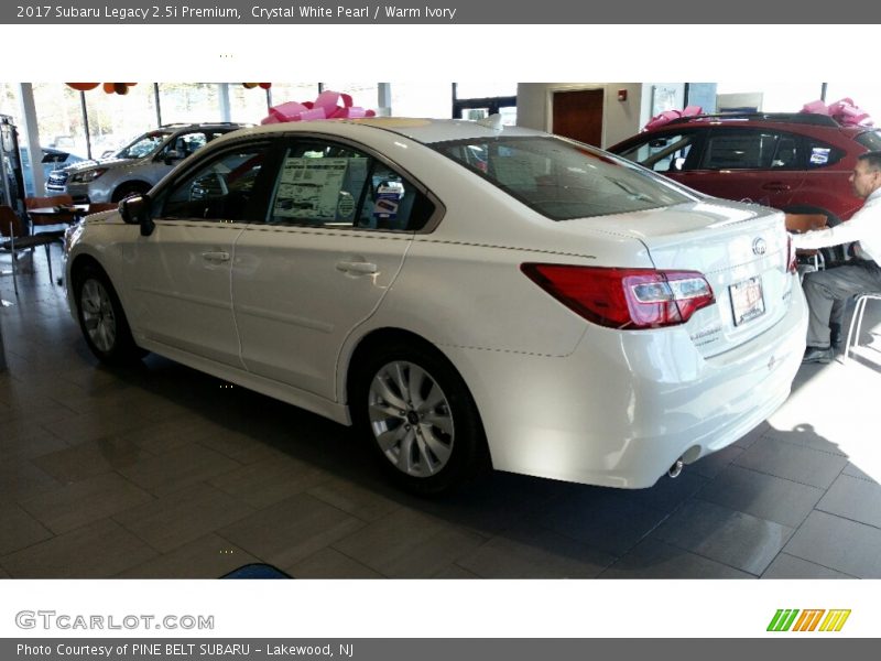 Crystal White Pearl / Warm Ivory 2017 Subaru Legacy 2.5i Premium