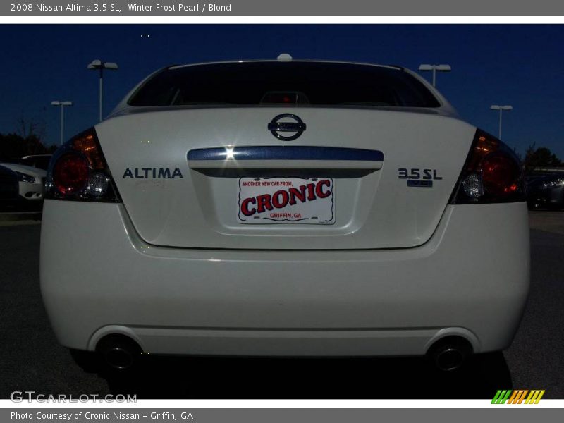 Winter Frost Pearl / Blond 2008 Nissan Altima 3.5 SL