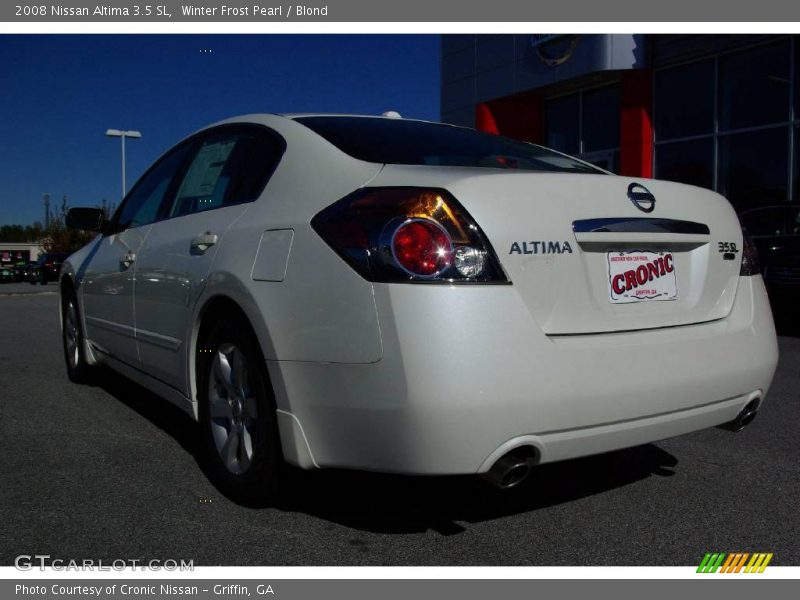 Winter Frost Pearl / Blond 2008 Nissan Altima 3.5 SL