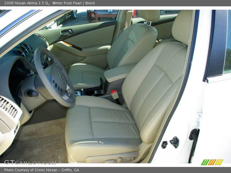 Winter Frost Pearl / Blond 2008 Nissan Altima 3.5 SL