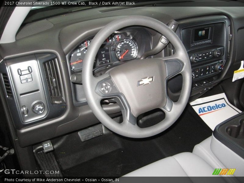 Black / Dark Ash/Jet Black 2017 Chevrolet Silverado 1500 WT Crew Cab