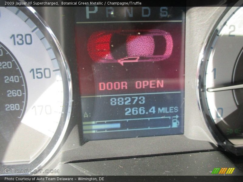 Botanical Green Metallic / Champagne/Truffle 2009 Jaguar XF Supercharged