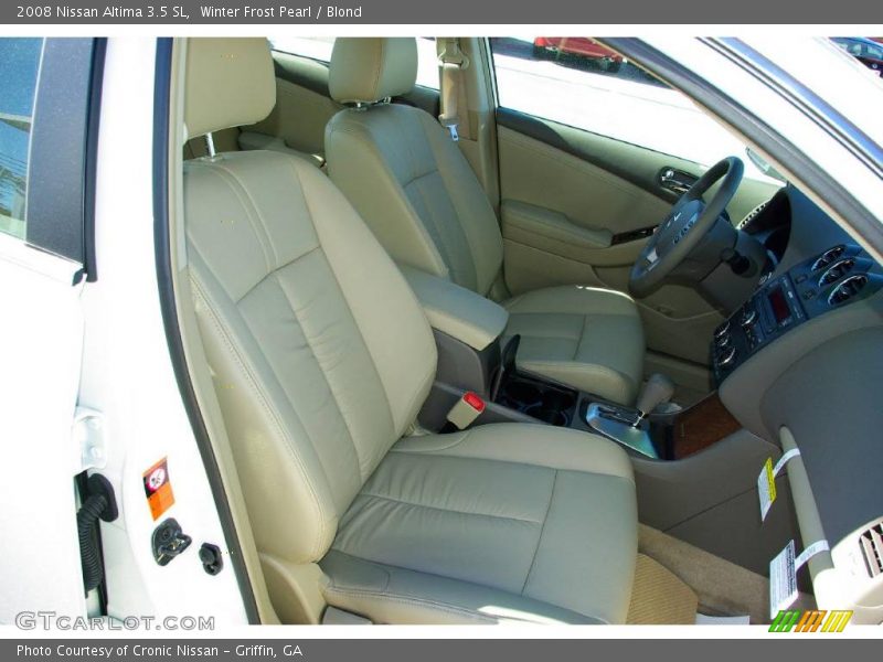 Winter Frost Pearl / Blond 2008 Nissan Altima 3.5 SL