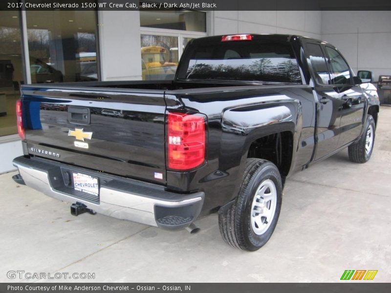 Black / Dark Ash/Jet Black 2017 Chevrolet Silverado 1500 WT Crew Cab