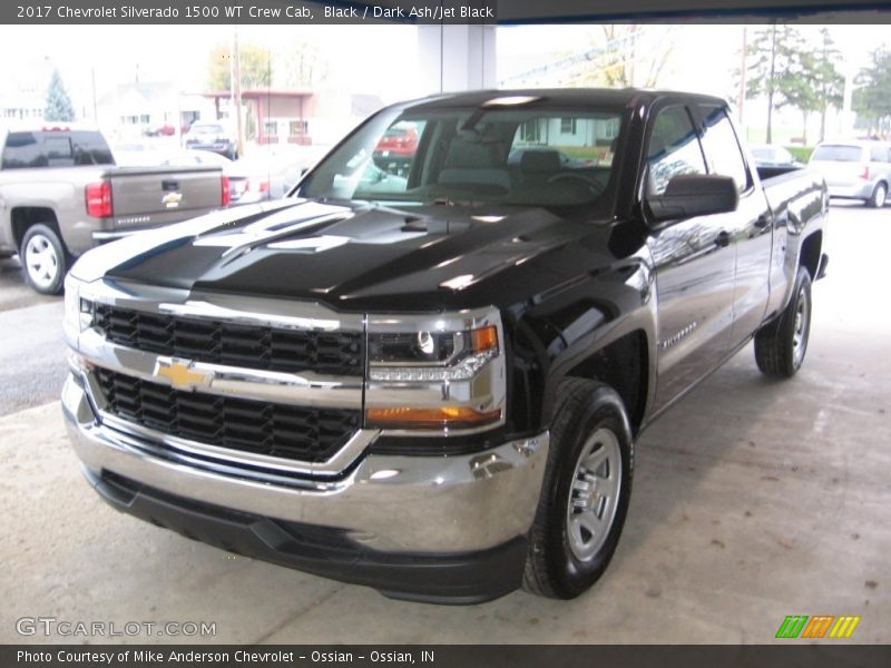 Black / Dark Ash/Jet Black 2017 Chevrolet Silverado 1500 WT Crew Cab