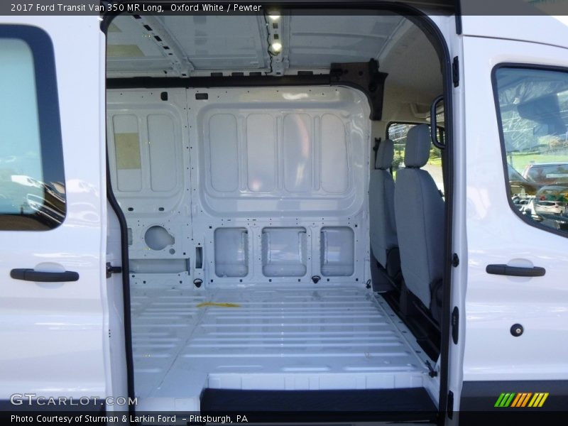 Oxford White / Pewter 2017 Ford Transit Van 350 MR Long