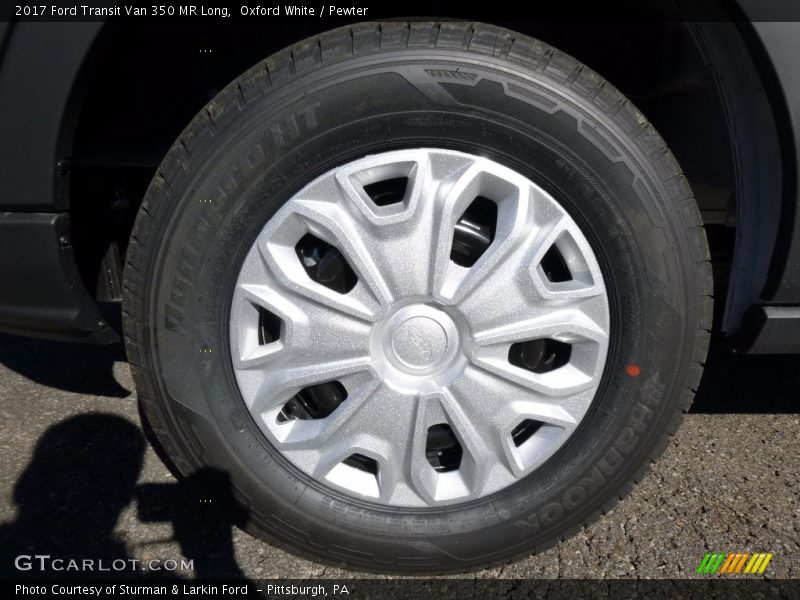Oxford White / Pewter 2017 Ford Transit Van 350 MR Long