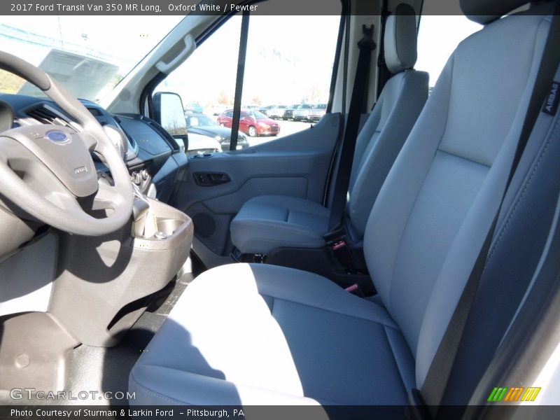 Oxford White / Pewter 2017 Ford Transit Van 350 MR Long