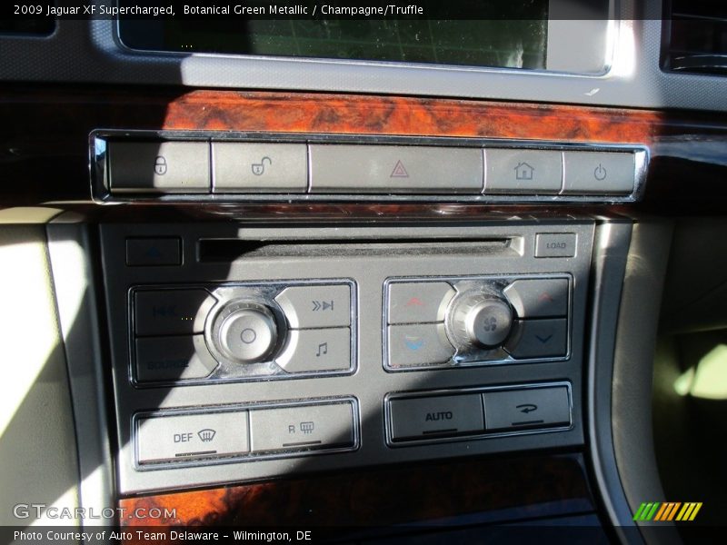 Botanical Green Metallic / Champagne/Truffle 2009 Jaguar XF Supercharged
