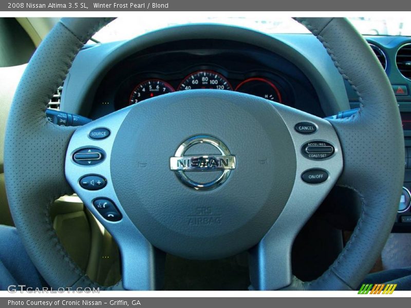 Winter Frost Pearl / Blond 2008 Nissan Altima 3.5 SL