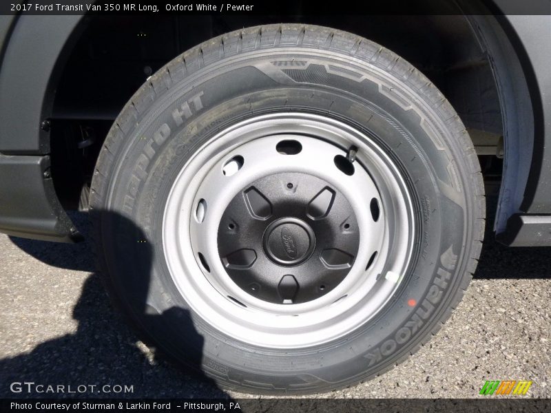 Oxford White / Pewter 2017 Ford Transit Van 350 MR Long