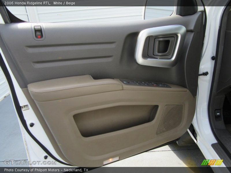 White / Beige 2006 Honda Ridgeline RTL