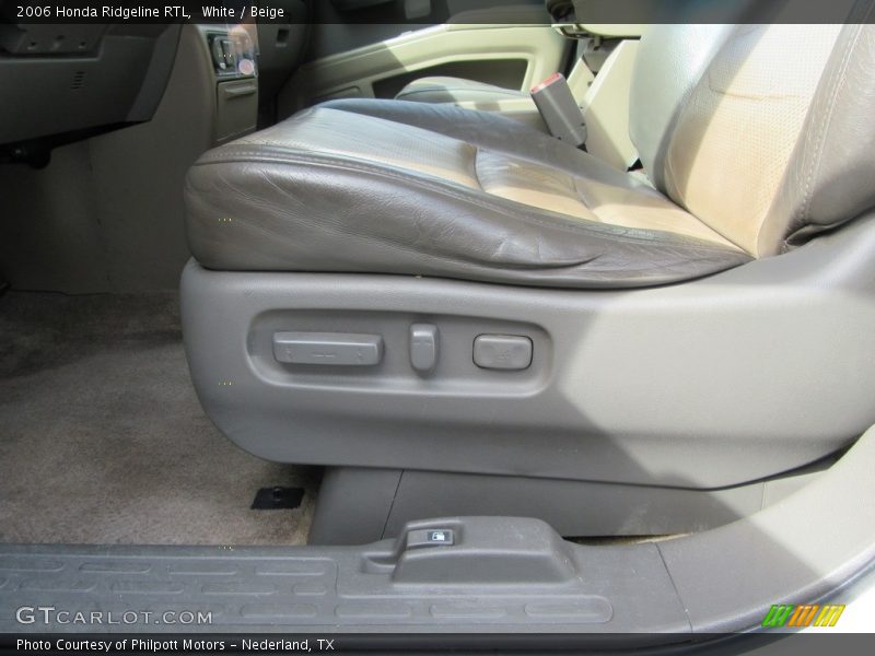 White / Beige 2006 Honda Ridgeline RTL