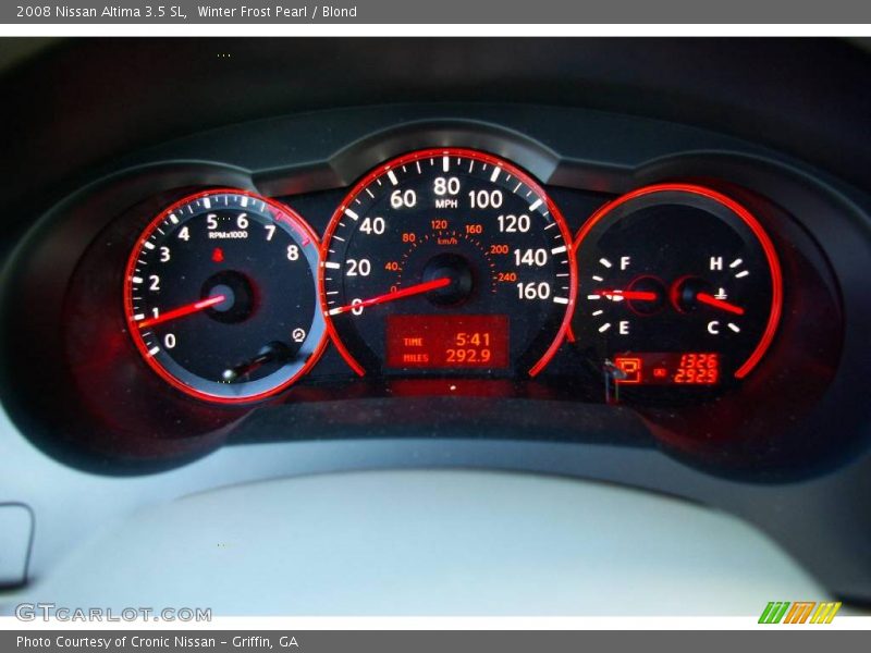 Winter Frost Pearl / Blond 2008 Nissan Altima 3.5 SL