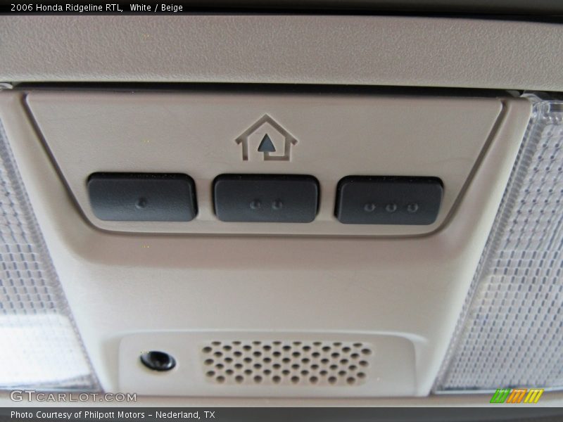 White / Beige 2006 Honda Ridgeline RTL
