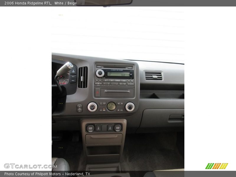 White / Beige 2006 Honda Ridgeline RTL